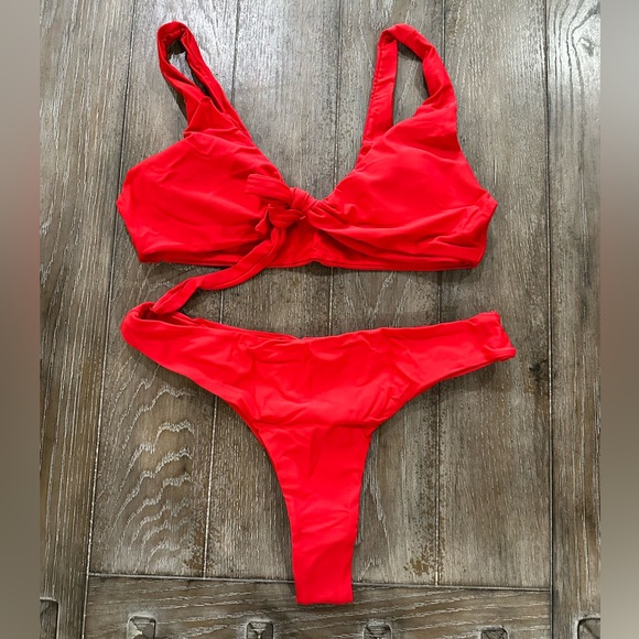 None Other - Red Bikini New